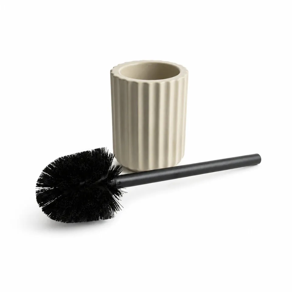 Evergreen Toilet Brush Holder steintøy Sand