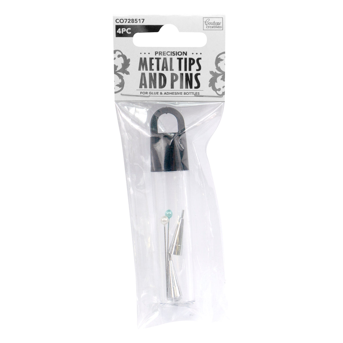 Couture Creations Precision limtupper metall 4 stk med nål