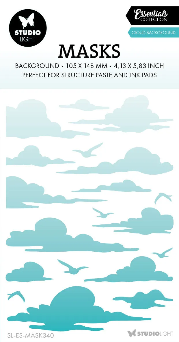 Studio Light Essentials Cloud Background sjablong skybakgrunn