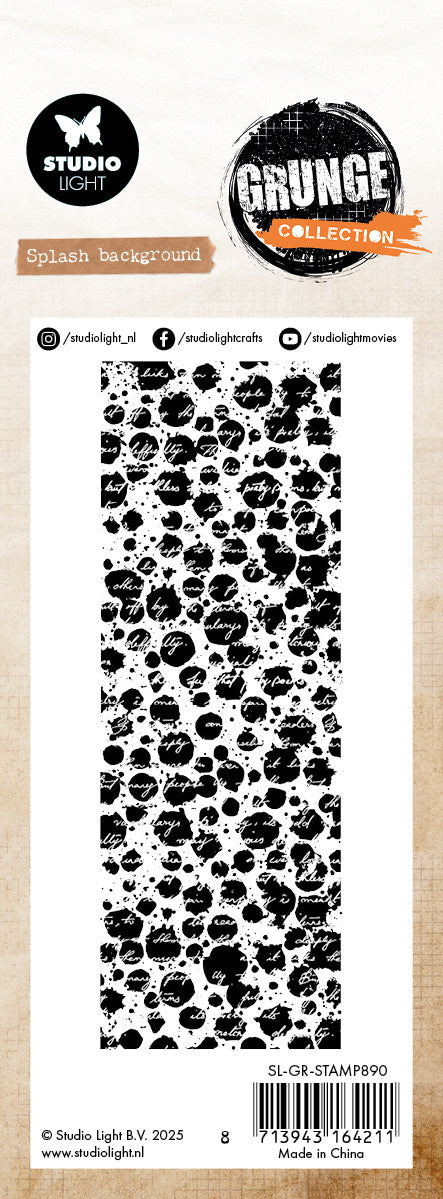 Studio Light Grunge Splash Background clearstempel bakgrunn