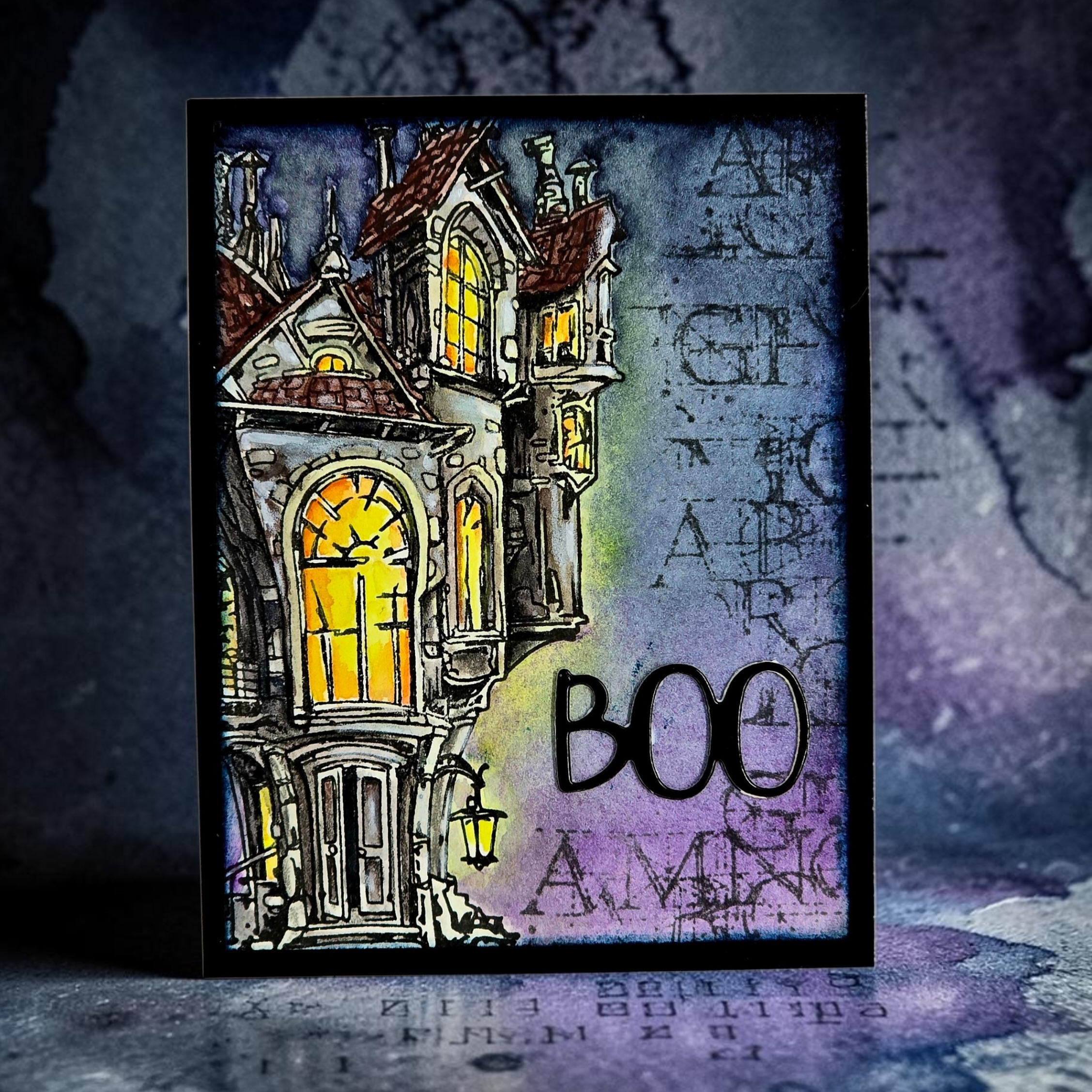 AALL & Create TP-1504 Creaking Cabin stempelsett A6 Halloween