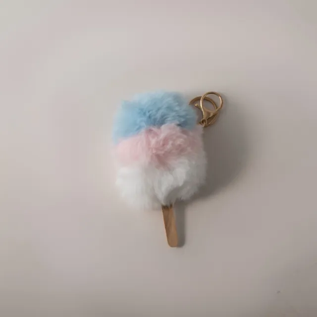 KaiserCraft Paddle Pop Pom Pom nøkkelring fargerik