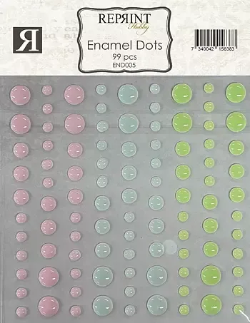Reprint 005 Happiness enamel dots
