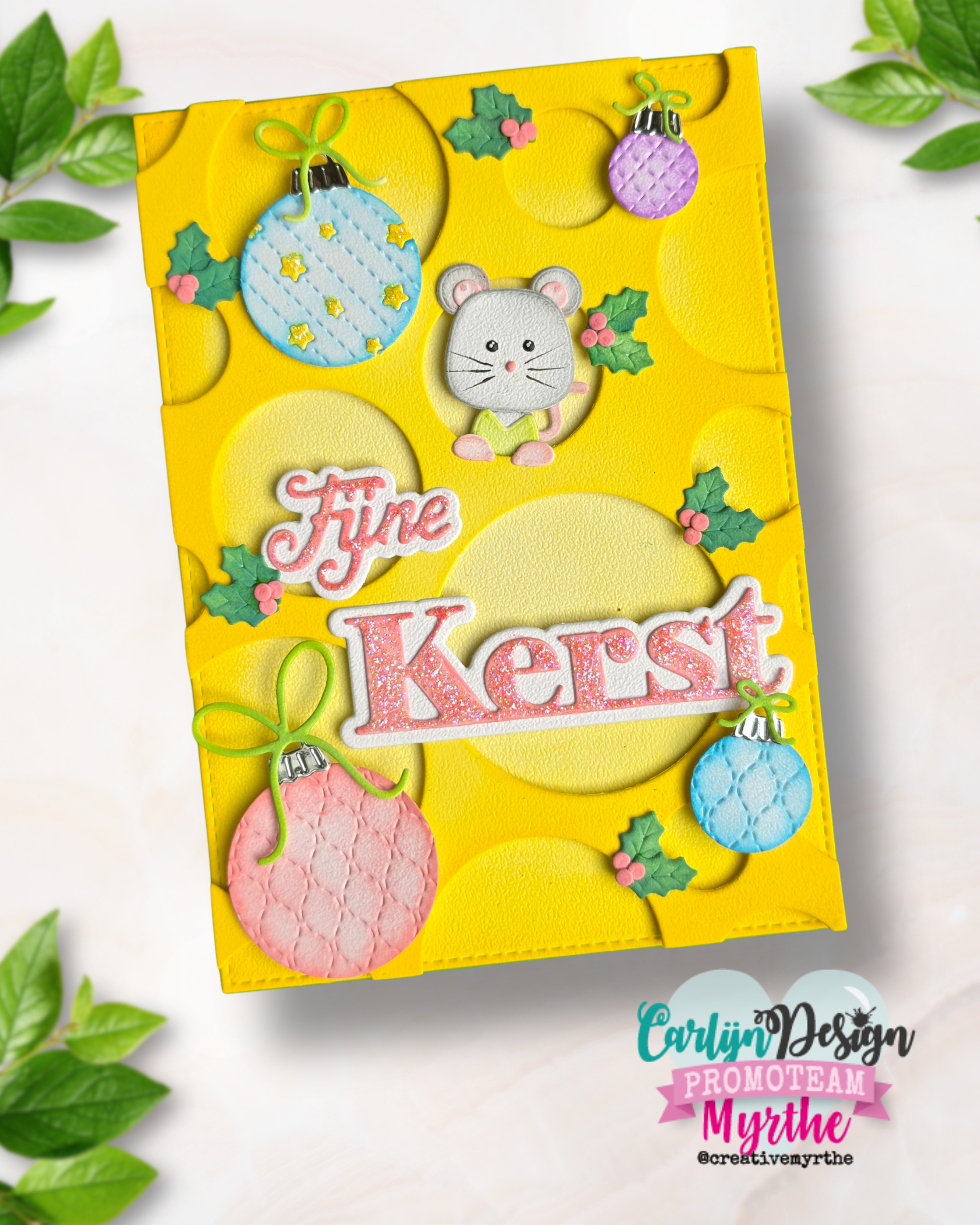 CarlijnDesign Confetti Pals minis dies- og stempelsett CDJD-0095