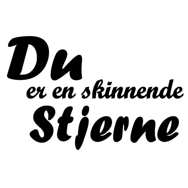 Papirglede Skinnende stjerne digitalt stempel vennskap