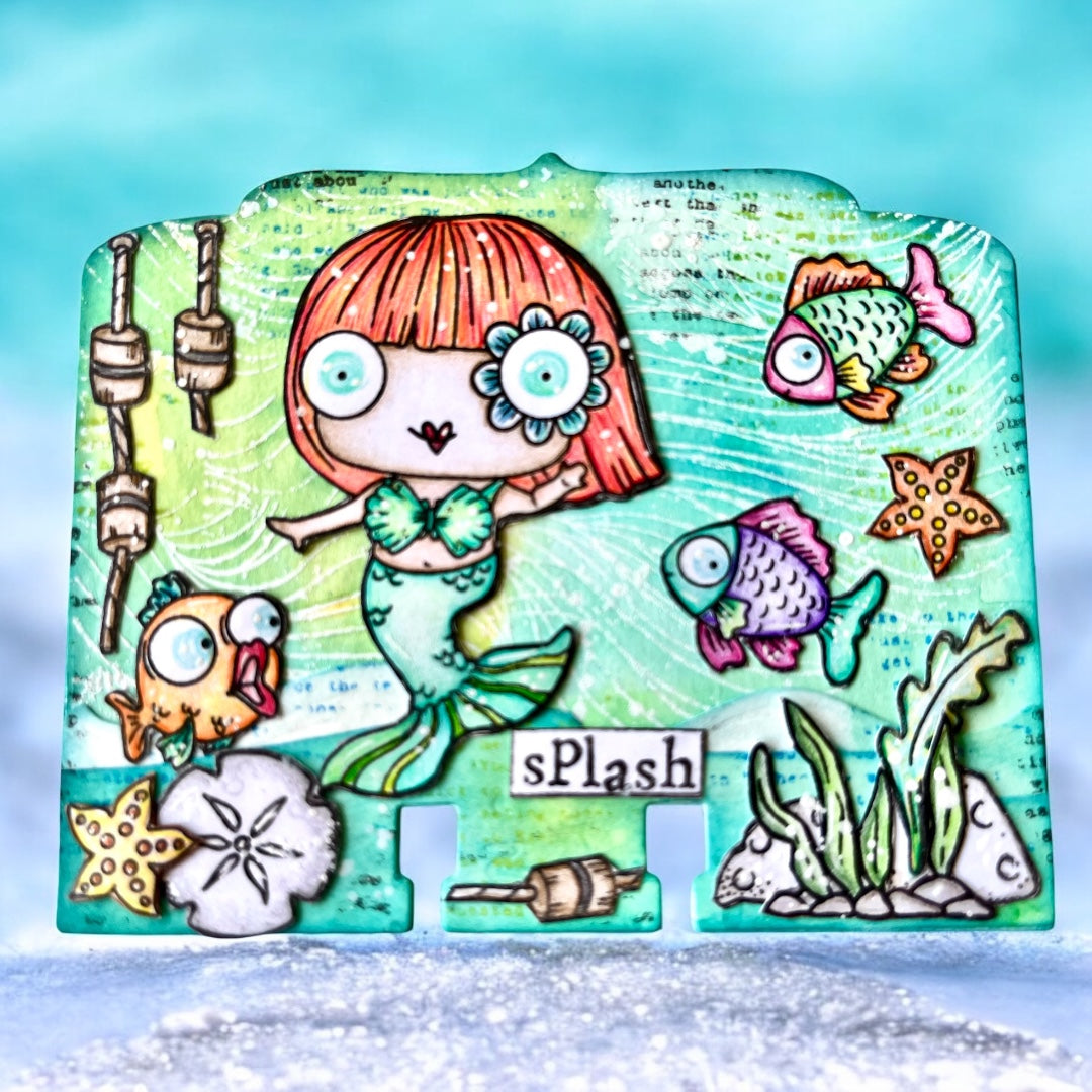 AALL & Create 444 Crashing Waves stempel A6