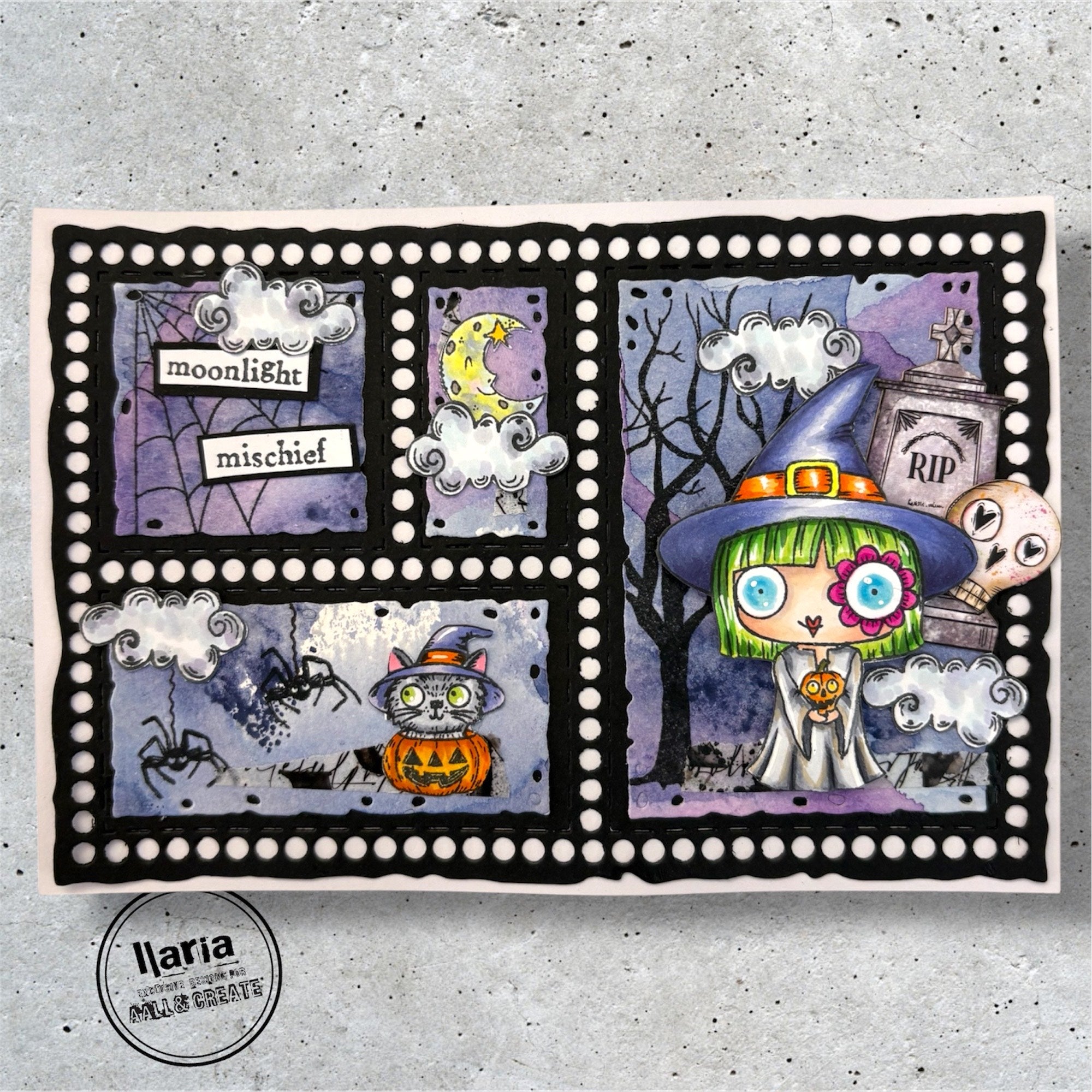 AALL & Create EP-94 Creepy Curiosities dieskutt 118 stk halloween