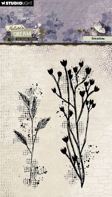Studio Light Nature's Dream 2 Branches clearstamp kvist