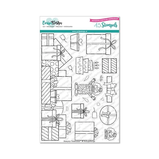 CarlijnDesign CDST-0076 stempler slimline gaver A5