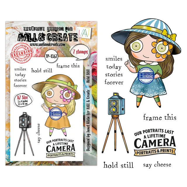 AALL & Create TP-1367 Hold Still stempelsett A7 figur