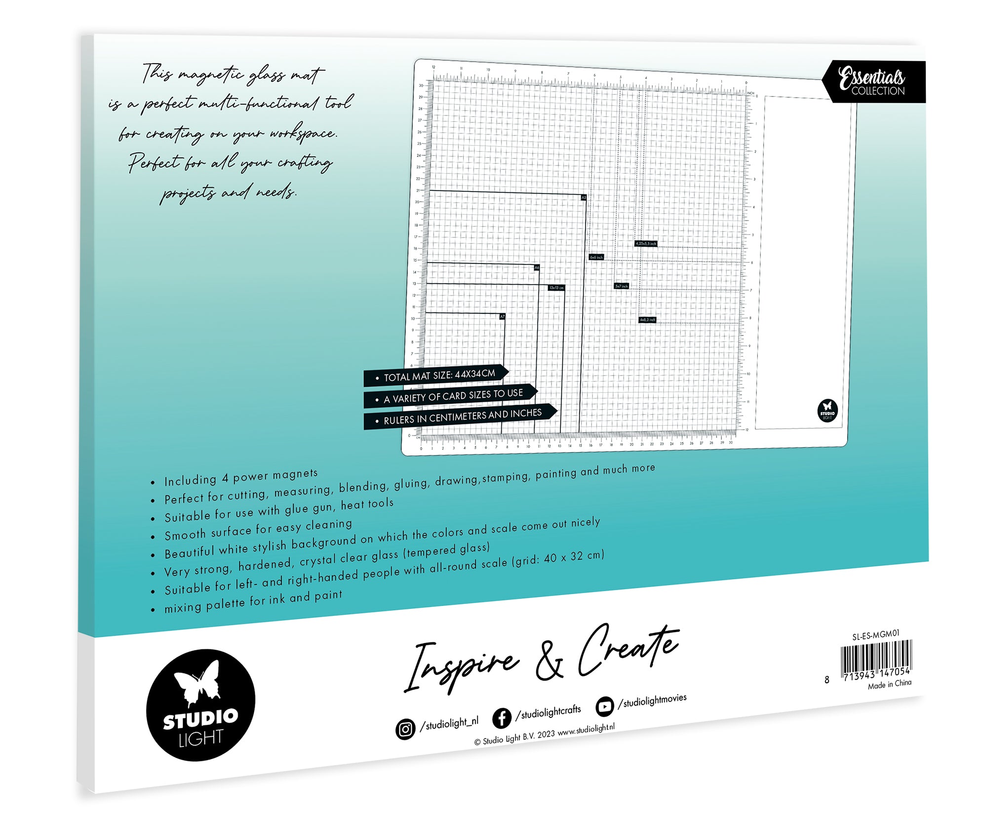 Studio Light Essentials magnetisk glassmatte 12x12