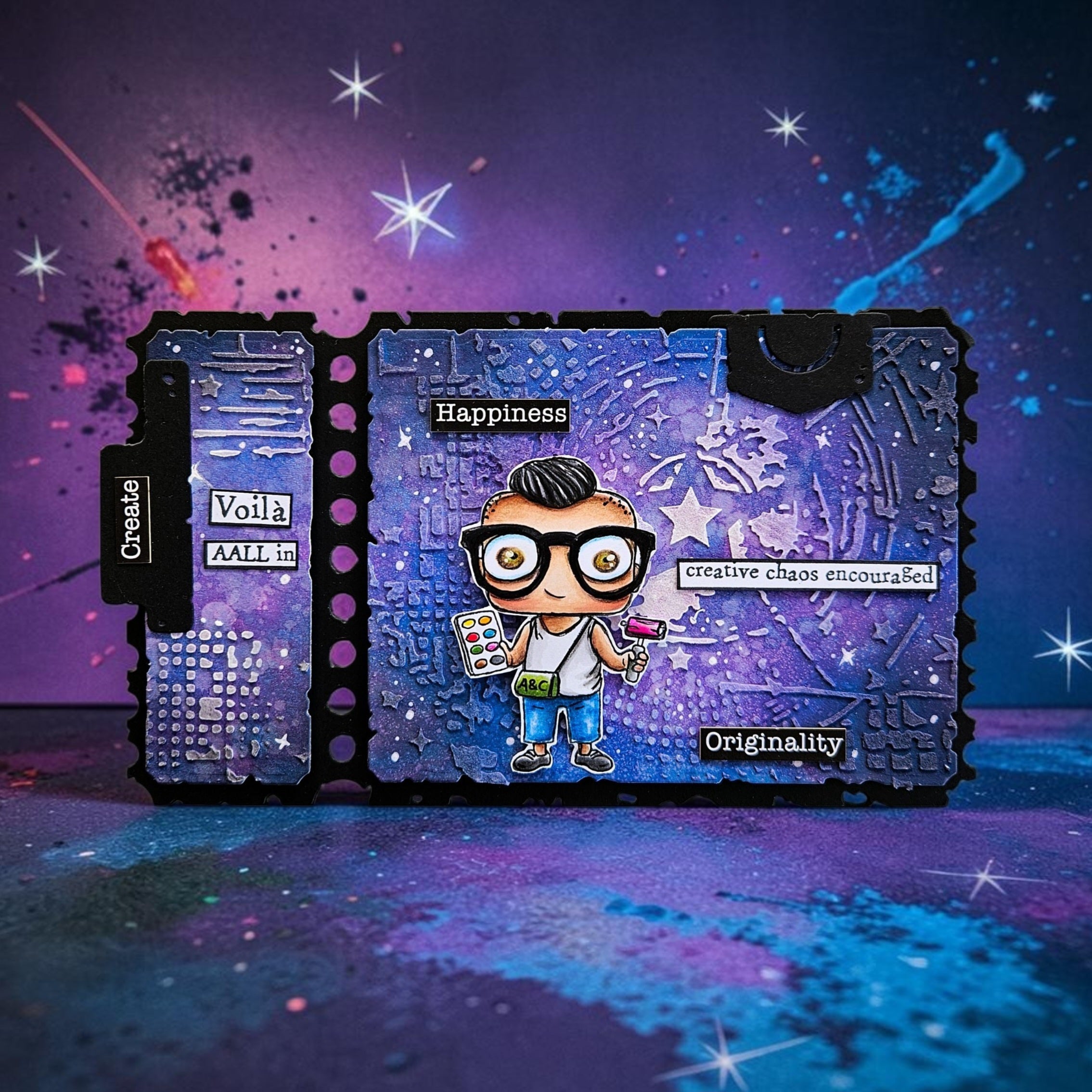 AALL & Create TP-1302 Lil Abs 2 stempelsett A7 samlerutgave