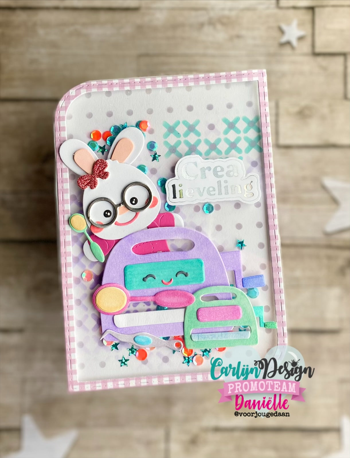 CarlijnDesign Cross Stitch CDJD-0074 sjablong 3-pak broderi
