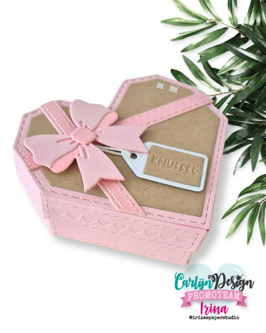 CarlijnDesign Heart Bonbon Box CDSN-0362 dies hjerteeske