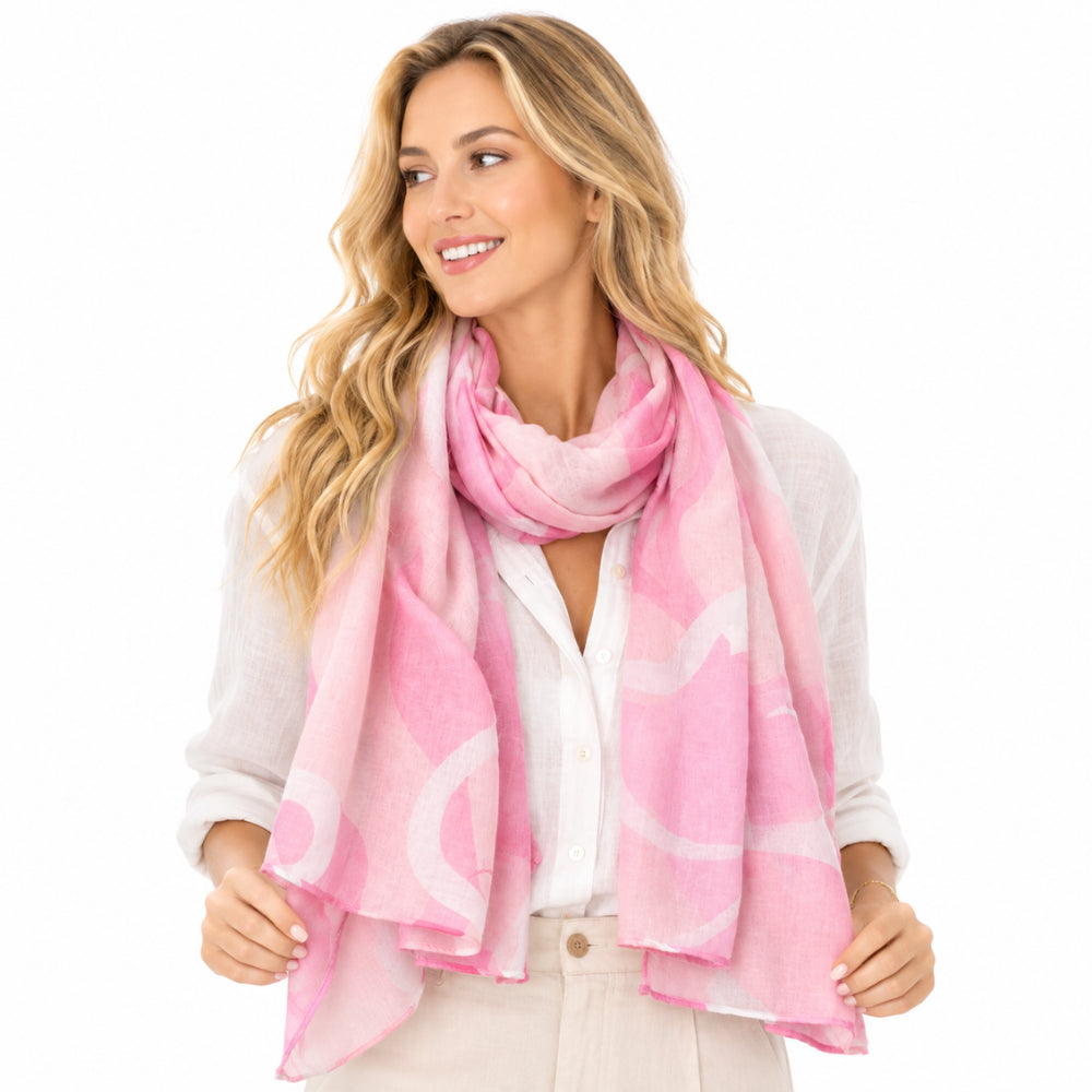 KaiserCraft Sunset Spritz sommerskjerf pink flower