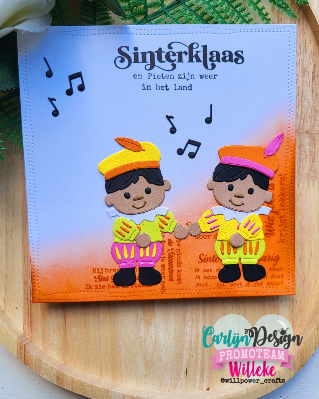 CarlijnDesign Sinterklaas CDST-0075 stempelsett A6 pakjesavond
