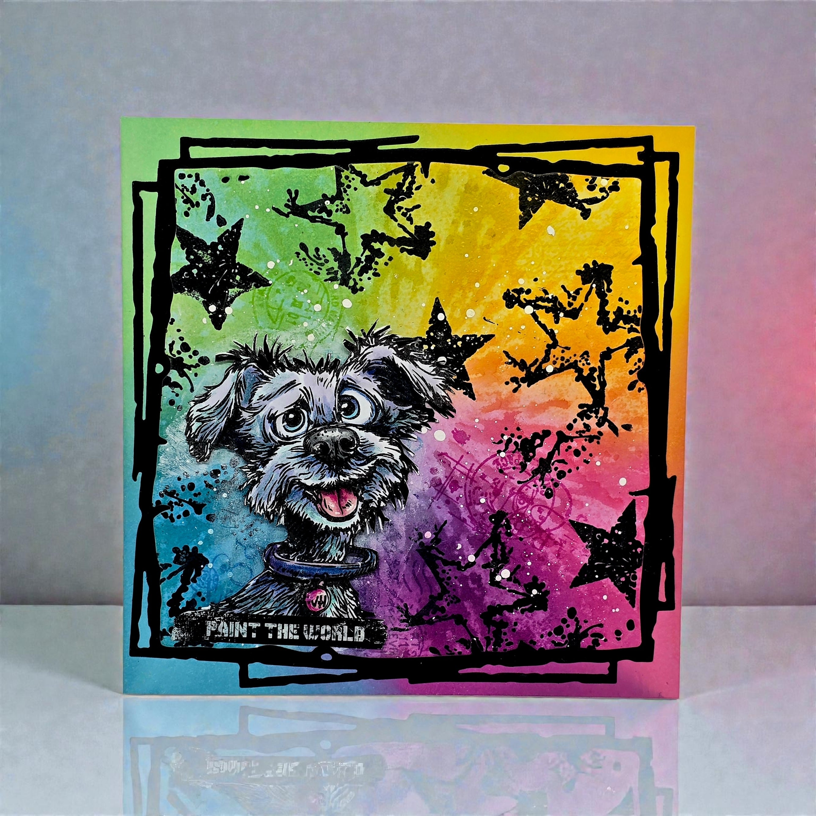AALL & Create PC-259 Daybreak Pulse sjablong 15x15 cm
