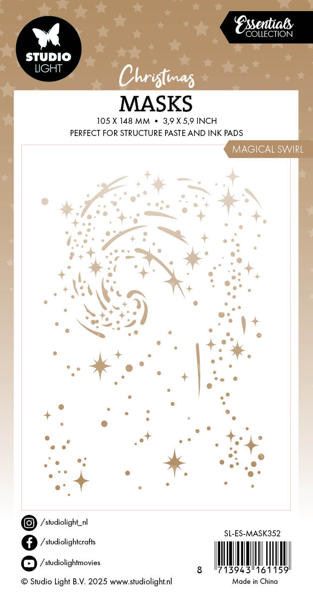 Studio Light Essentials sjablong Magical swirl