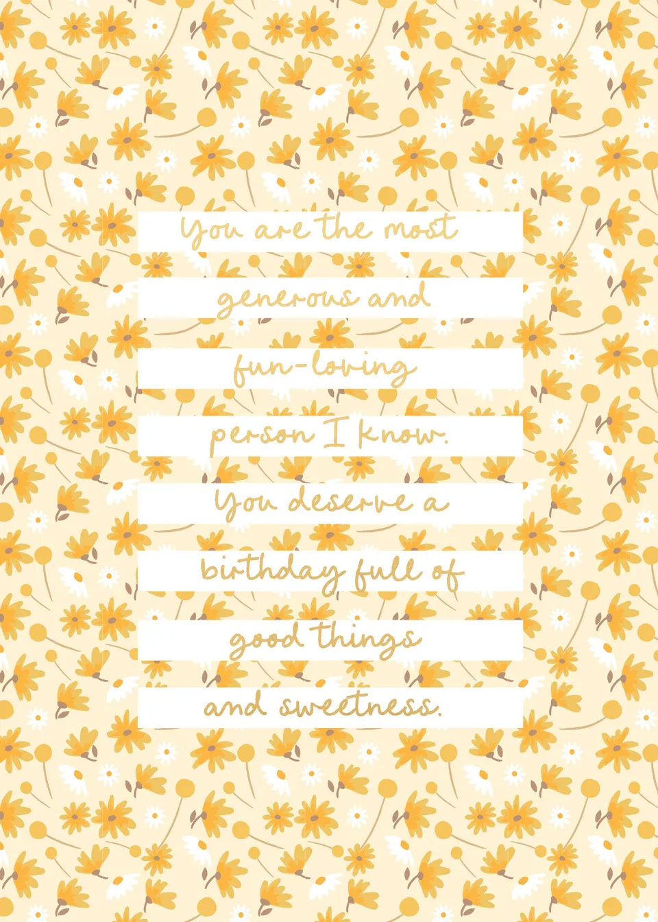 KaiserCraft Sunshine Good Things gratulasjonskort 5x7"