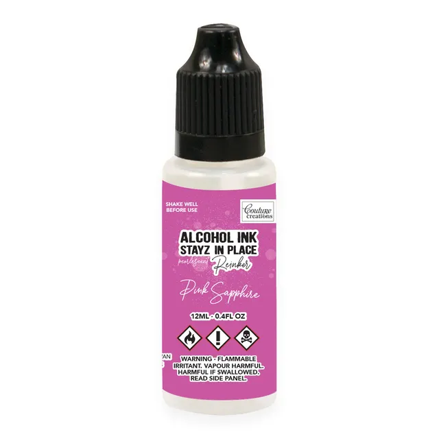 Couture Creations Stayz Pink Sapphire blekk refill perlemor
