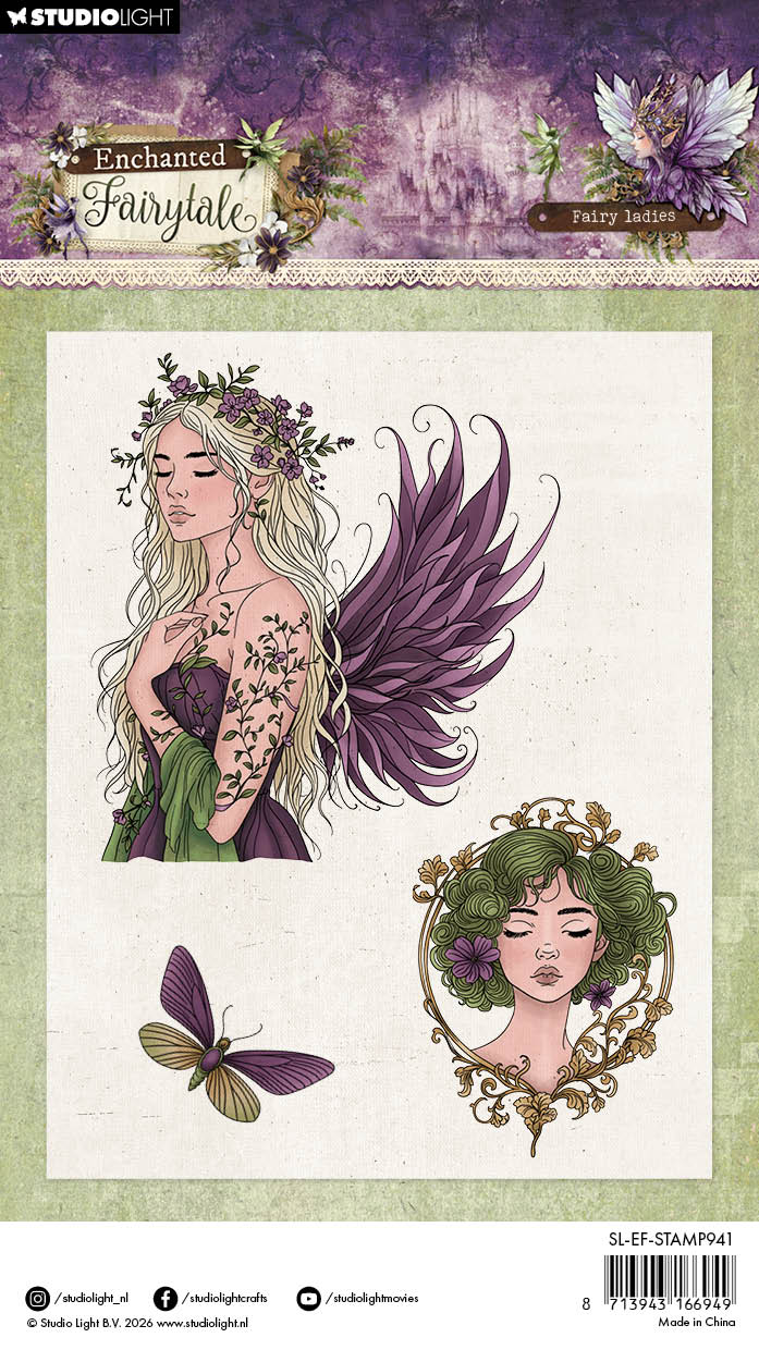 Studio Light Enchanted Fairytale Fairy Ladies clear stamps