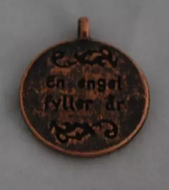 Korthobby En engel fyller år stempel kobber
