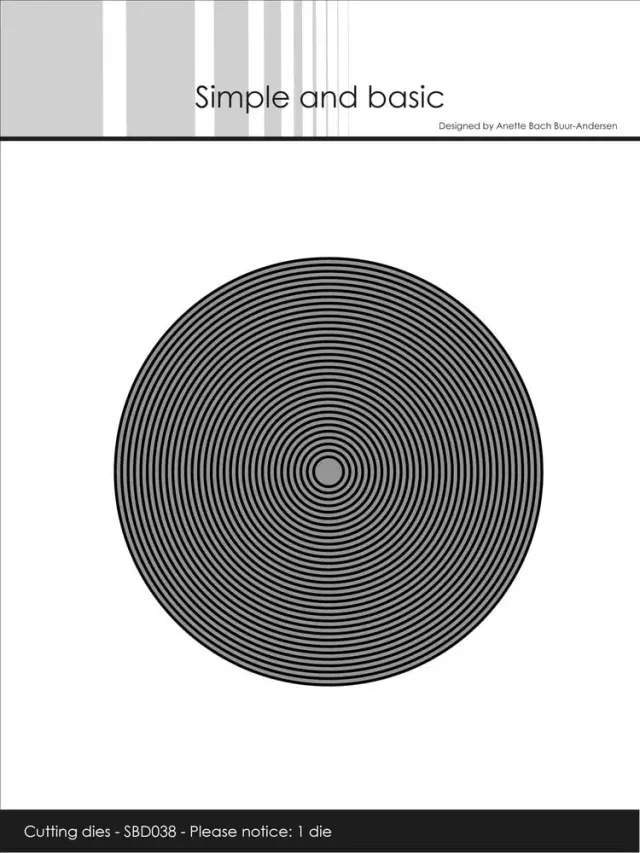 Simple and Basic Thin Frames Circle dies sirkel