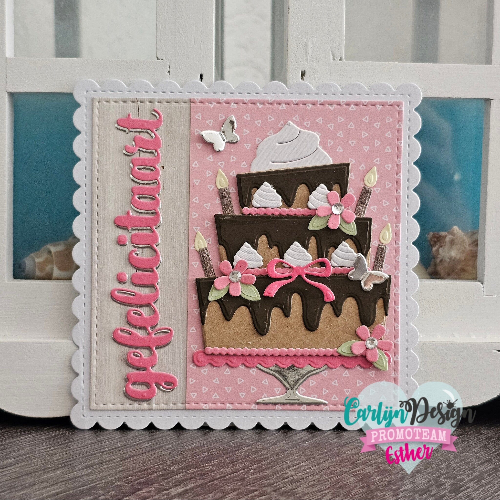 CarlijnDesign CDSN-0255 dies Gefelicitaart labels