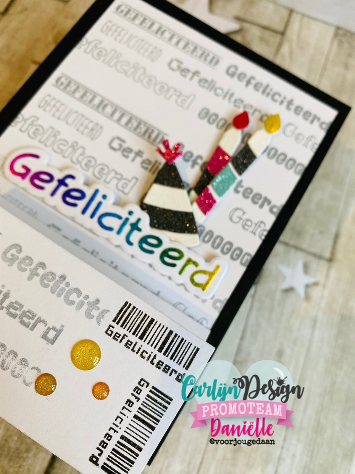 CarlijnDesign Holo Gold CDED-0013 enamel dots 300 stk