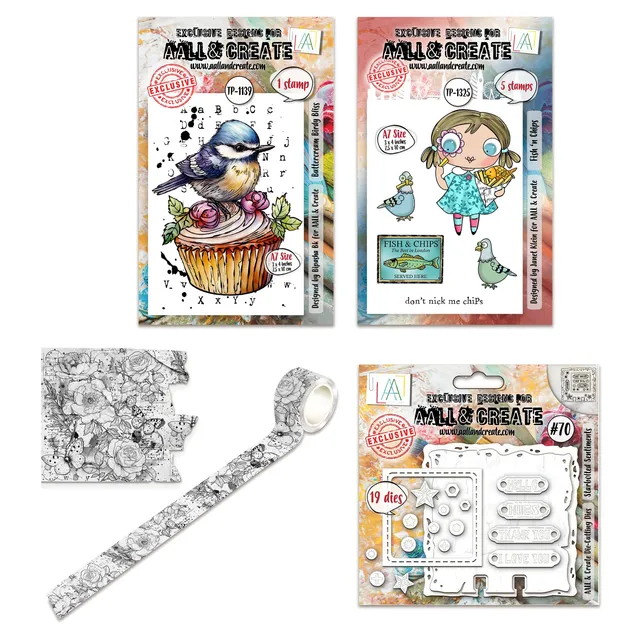 Aall and Create Memorydex bundle 5 samlepakke