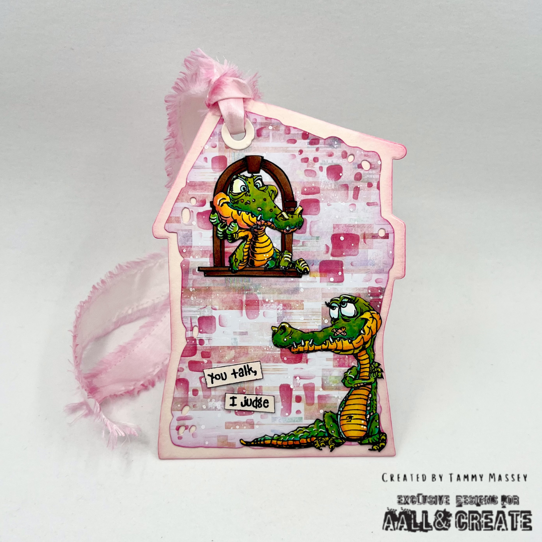Aall and Create TP-1411 Beware the Smile stempel A6