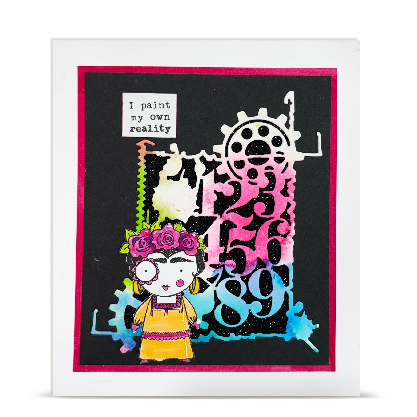 AALL & Create DI-21 Number Crunching dies 10,4x12,4 cm