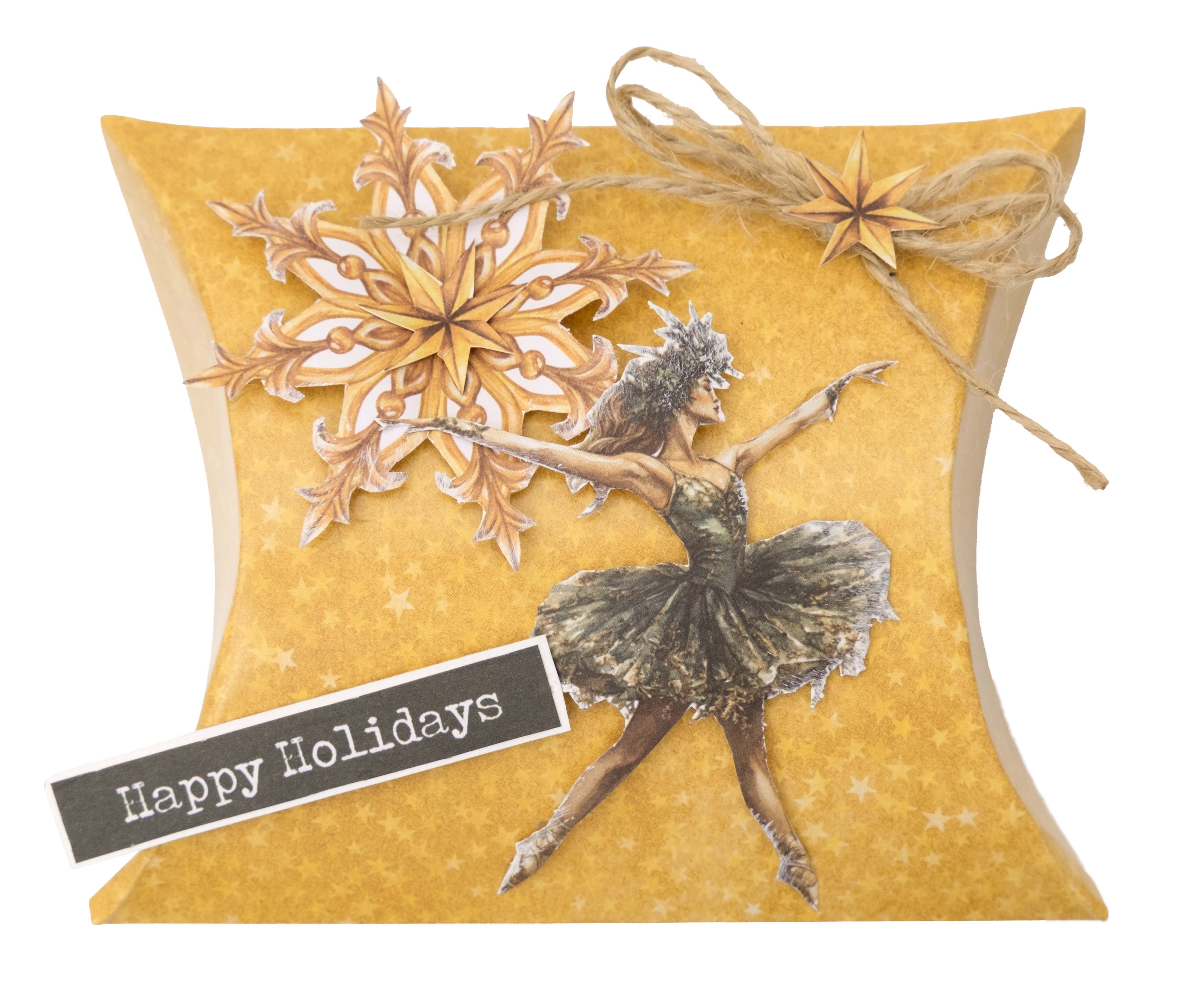 Studio Light Christmas Forest papirblokk pillowbox 18 ark