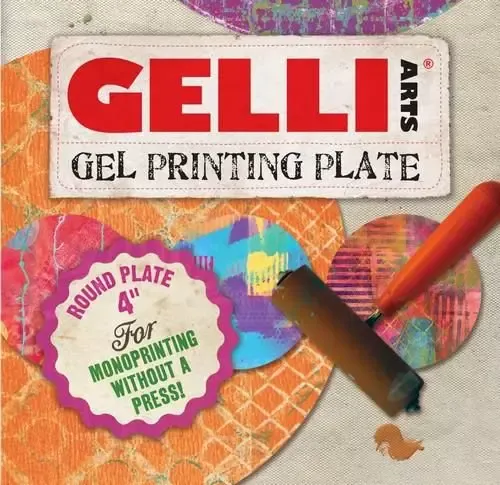 Korthobby Gel Plate Round 10 cm gelplate rund