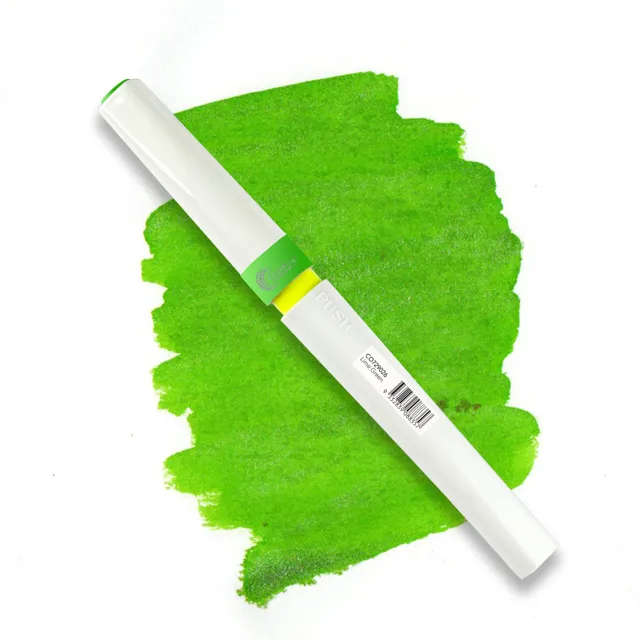 Winkles Glitter Brush Marker glittertusch lime green