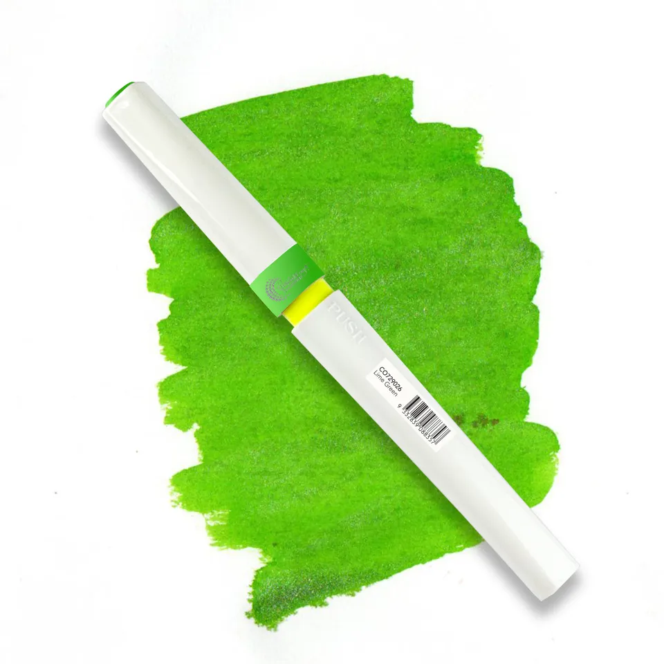 Winkles Glitter Brush Marker glittertusch lime green