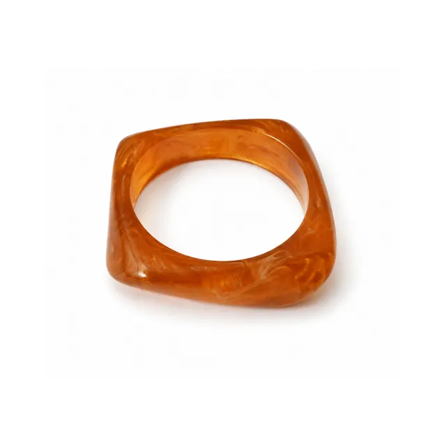 K&Co Sunset Spritz Brown armbånd resin brun
