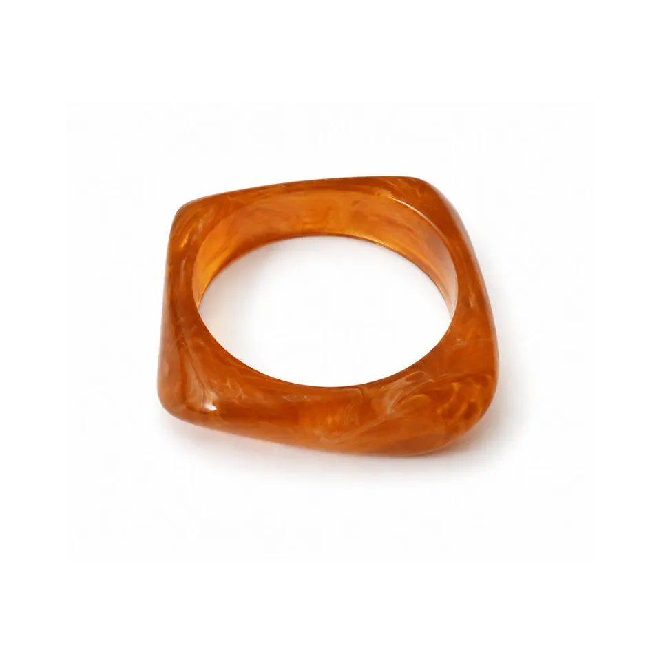 K&Co Sunset Spritz Brown armbånd resin brun