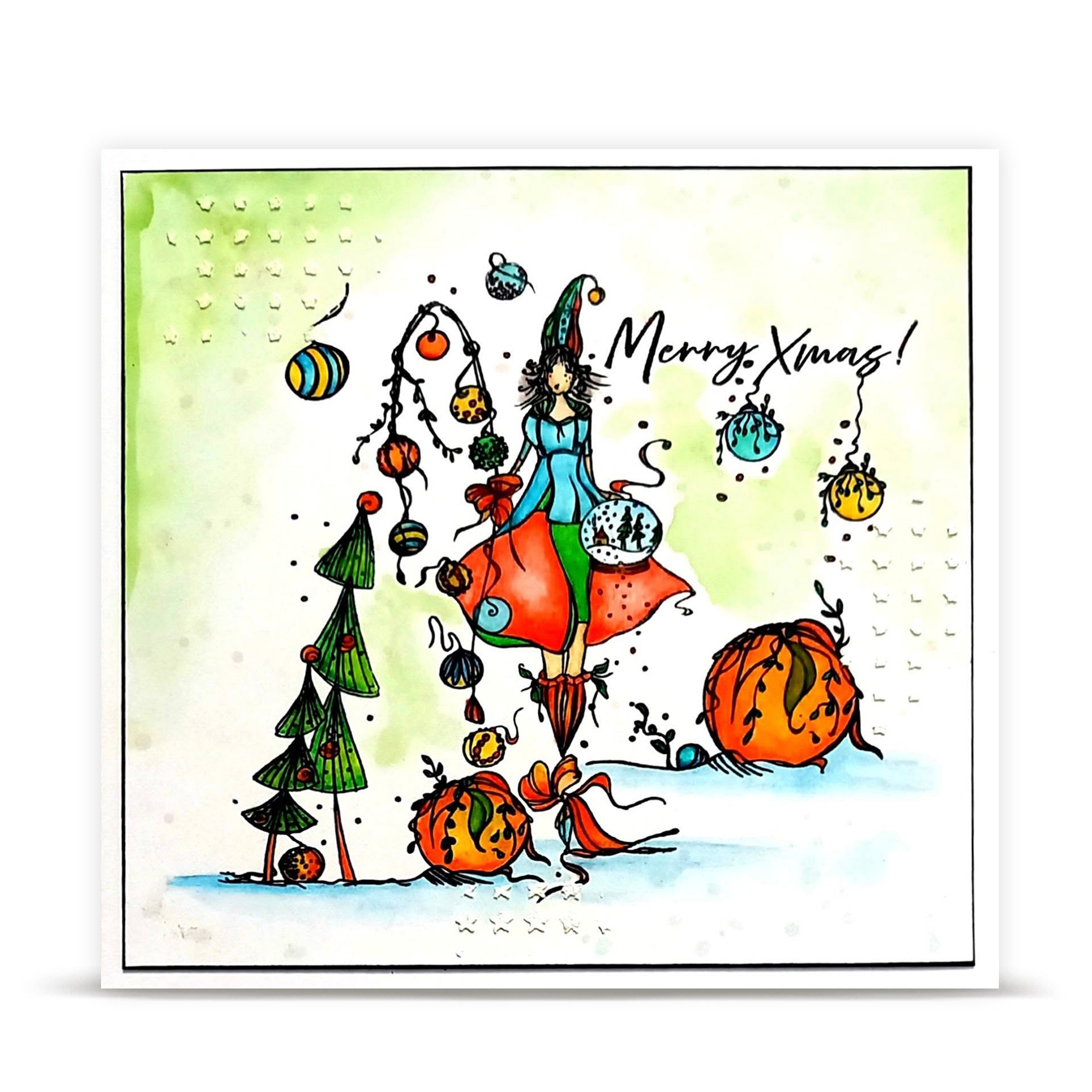 AALL & Create TP-1469 Baubles of Season stempel A6