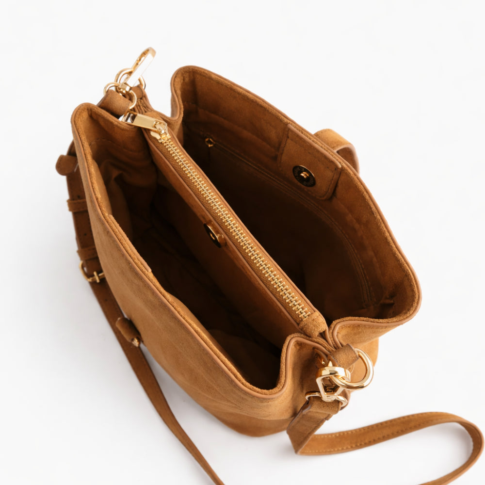 KaiserCraft K&Co Journey Bucket bøtteveske tan