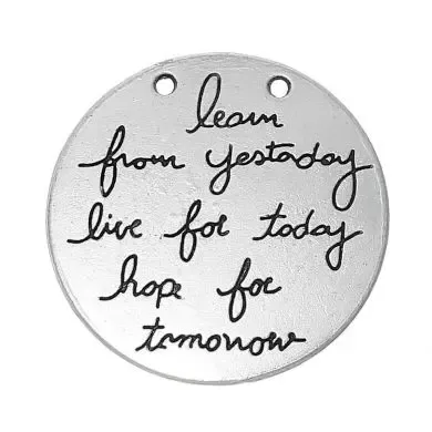 Korthobby Live the Life You Love stempel tekst