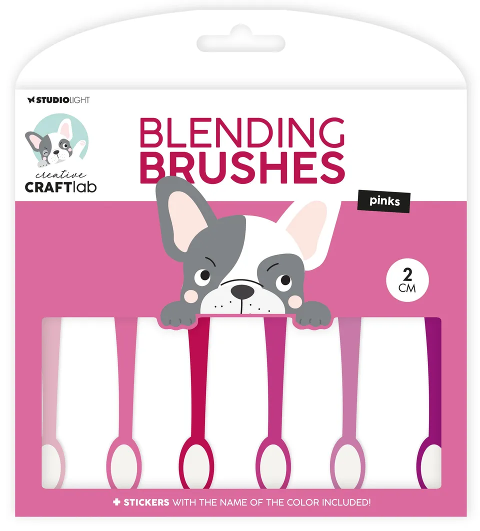 Studio Light Creative Craftlab blendingbørste rosa myk