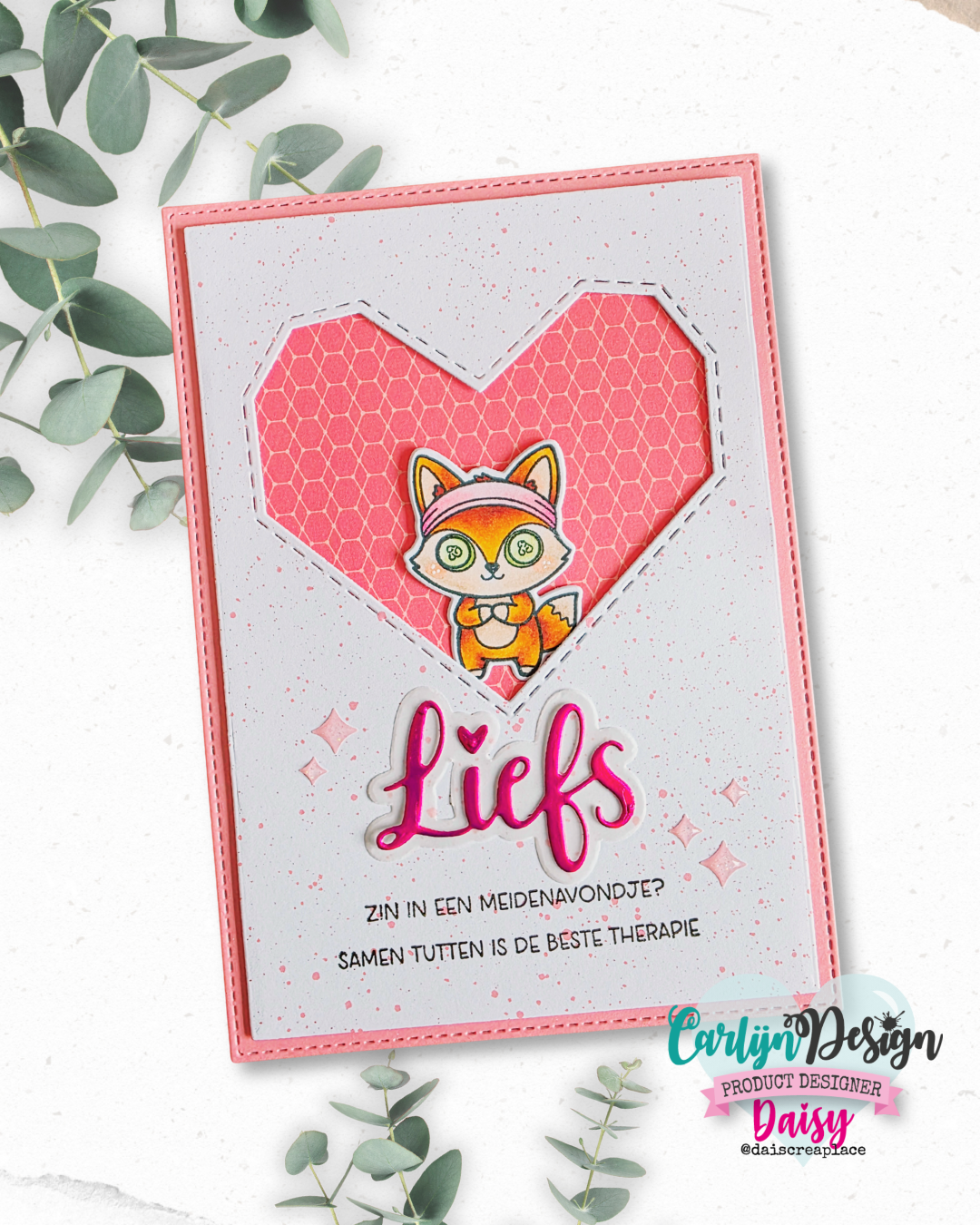 CarlijnDesign Beautiful Foxes CDSN-0367 dies til stempler