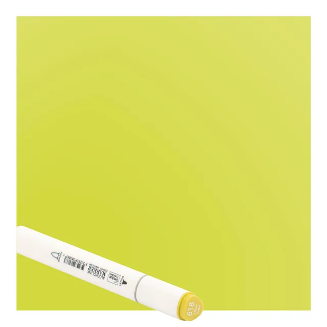 Couture Creations Twin Tip alkoholmarkør Yellow Green dobbel tupp
