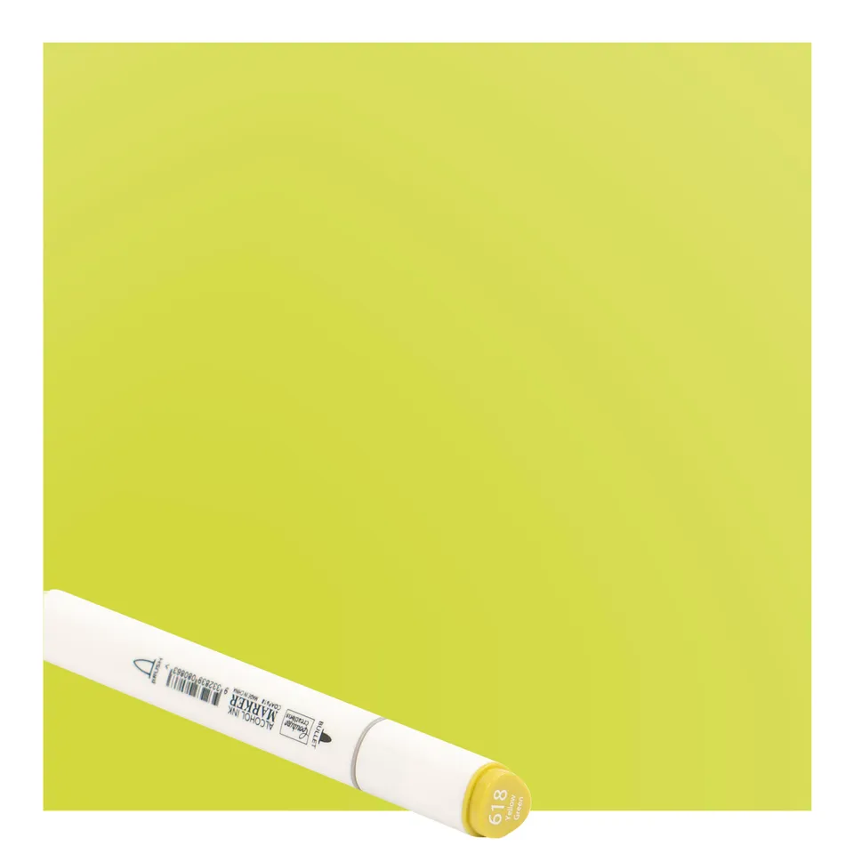 Couture Creations Twin Tip alkoholmarkør Yellow Green dobbel tupp