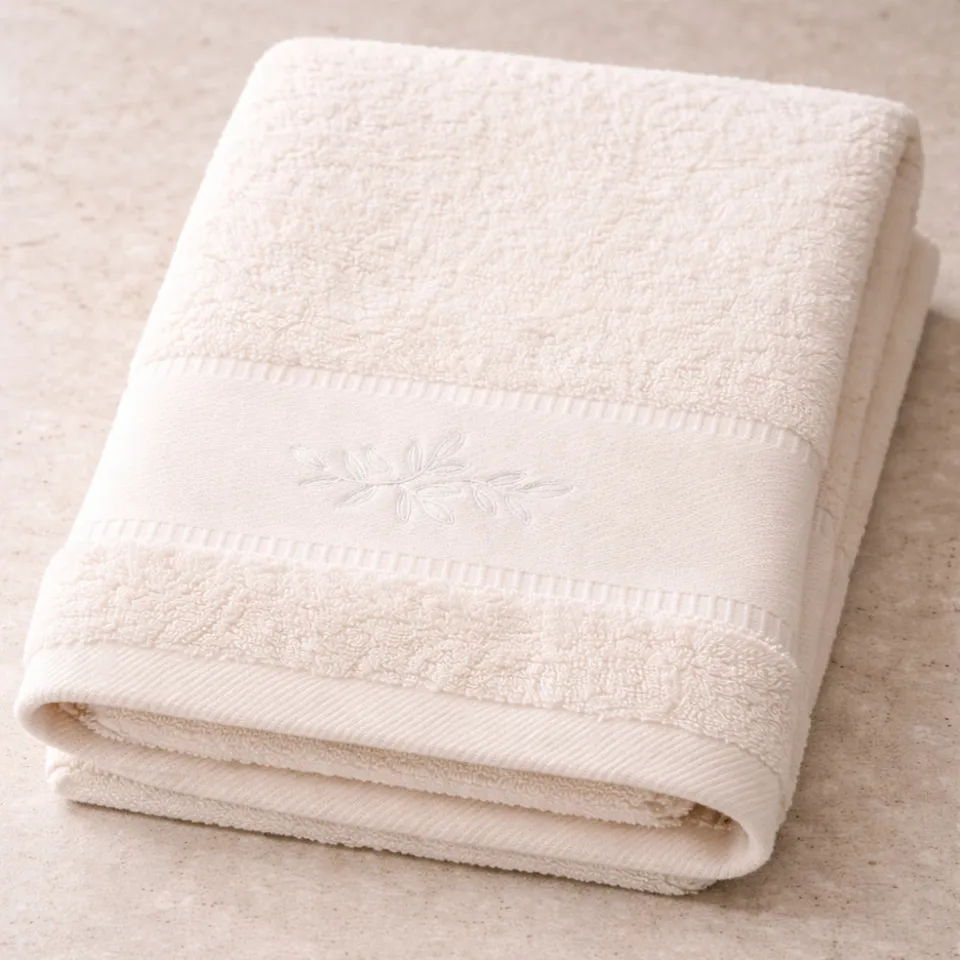K&Co Serenity badehåndkle lyserosa 70 x 140 cm