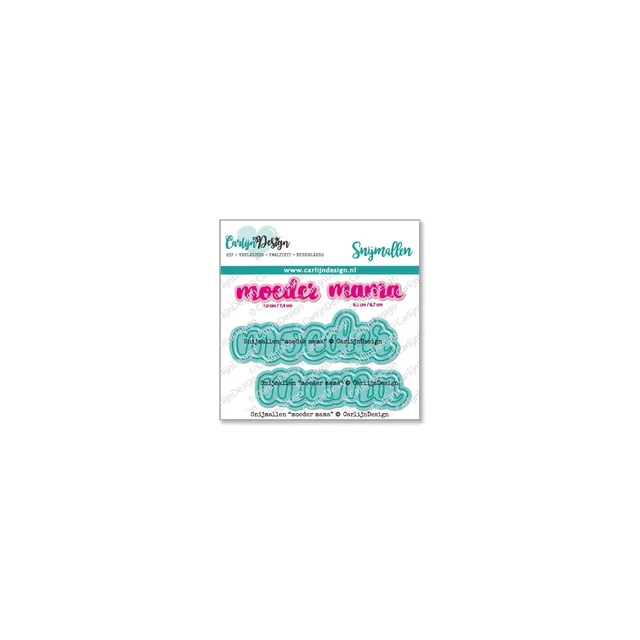 CarlijnDesign Moeder Mama CDSN-0174 dies tekst brush
