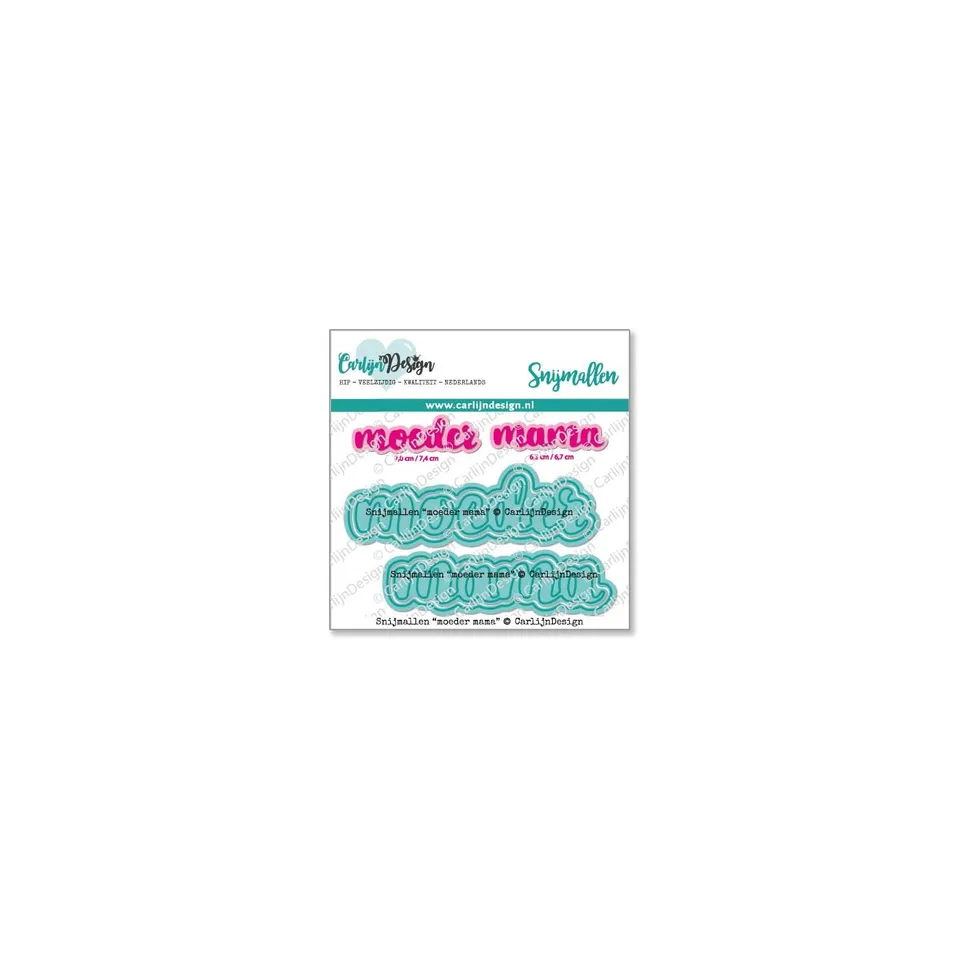 CarlijnDesign Moeder Mama CDSN-0174 dies tekst brush