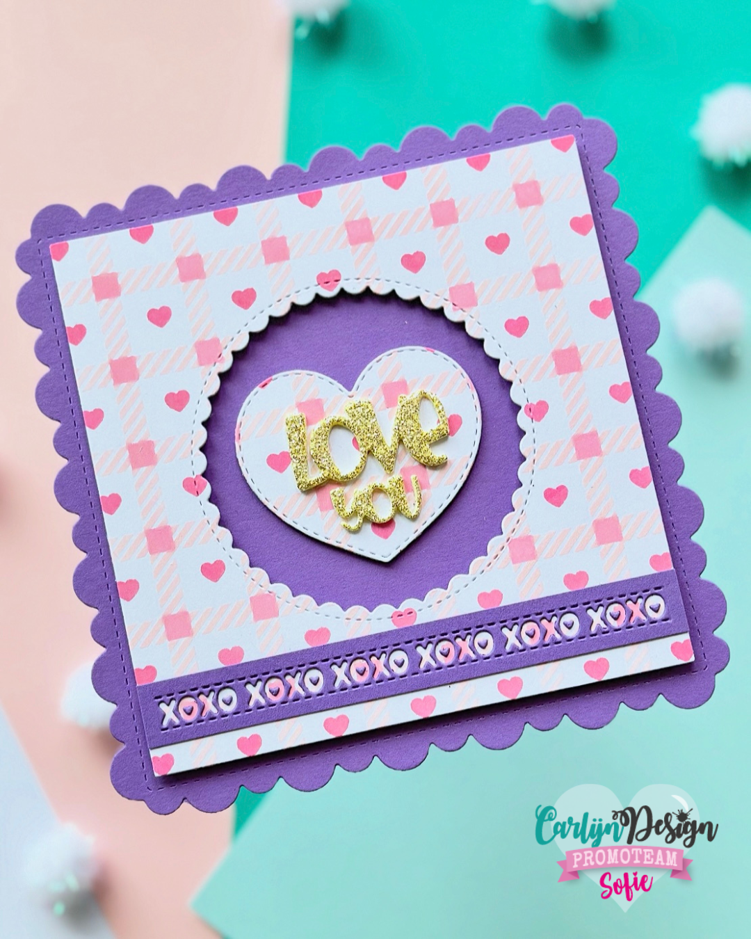 CarlijnDesign Playful Hearts dies CDSN-0340 hjerter