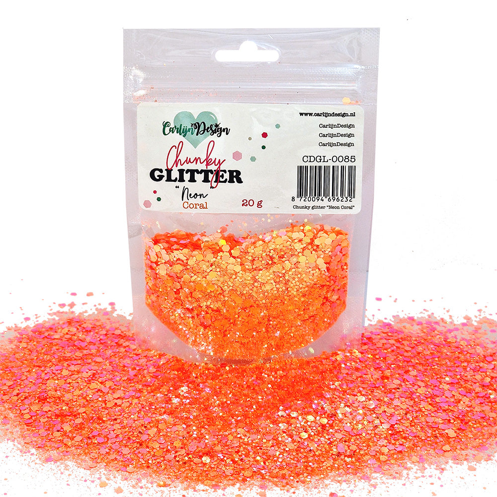 CarlijnDesign Chunky Glitter COMBO 13 Neons glitter 8x20g